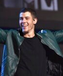 Nick Jonass MTV Video Music Awards Leather Jacket and Pants Set