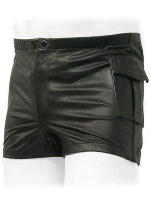 Leather Cargo Shorts Style # 101