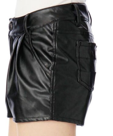 Leather Cargo Shorts Style # 109