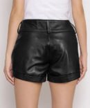 Margot Robbiee Leather Shorts